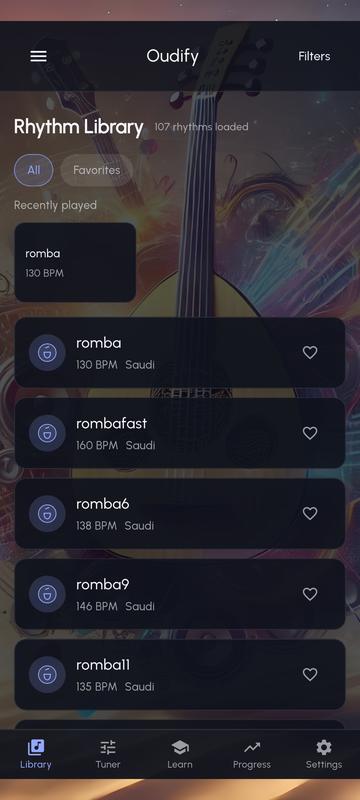 Library dark mode