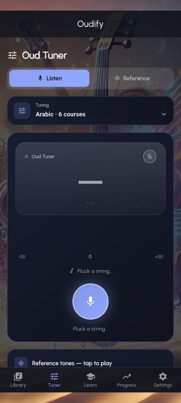 Tuner dark mode